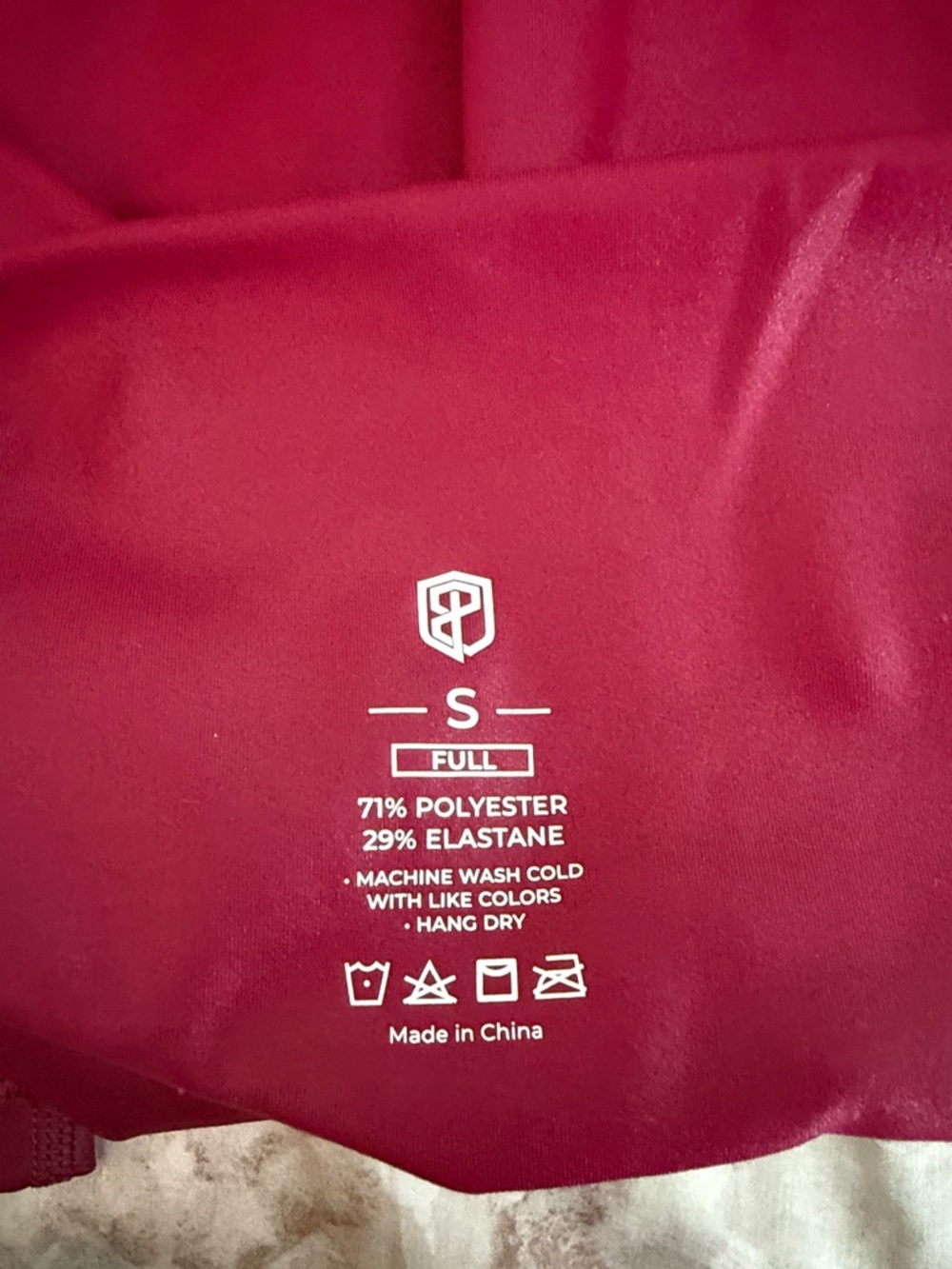 Born Primitive Burgundy High-Waist Leggings - Picture 2 of 2